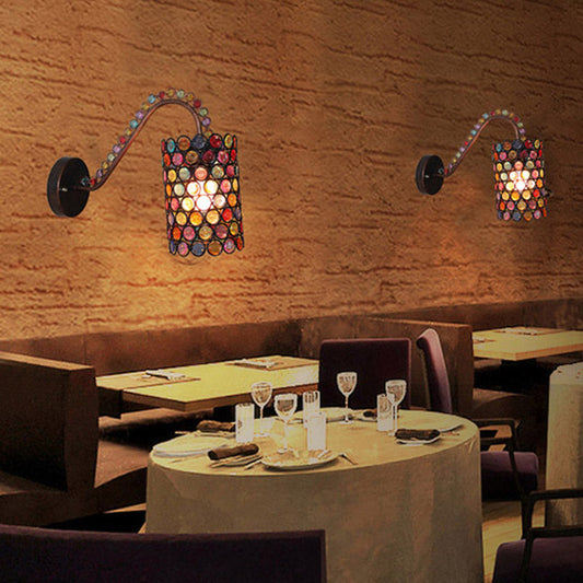 Vivolux | Rust 1 Kop Wandmalerei Lichtarmatur Art Deco Metall Zylinder Wandlamp Schatten für Restaurant