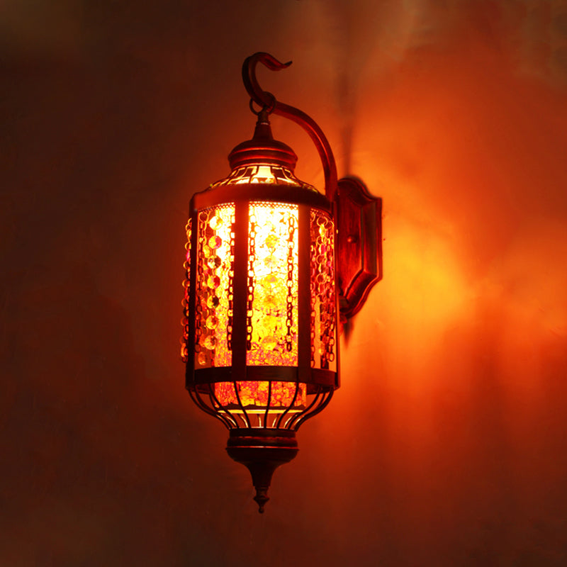 Vivolux | Koper Lantaarn Muurmontage Verlichting Antiek Metaal 1 Hoofd Restaurant Wandlamp Armatuur