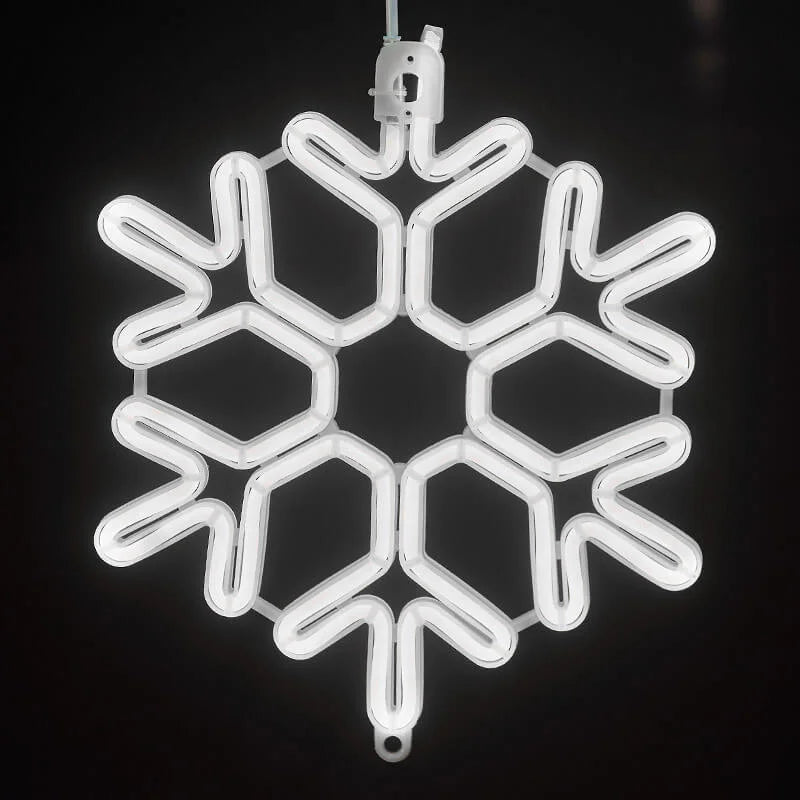 Vivolux | Wasserdichtes LED Schneeflockenlicht für festliche Winterdekoration