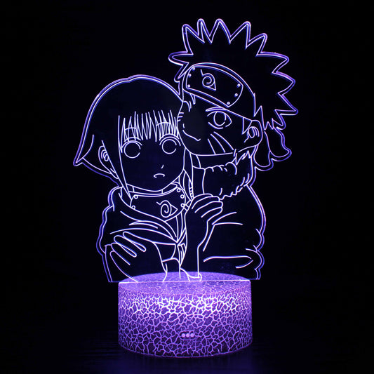 Vivolux | Naruto & Hinata Charakter 3D Optical Illusion Lampe