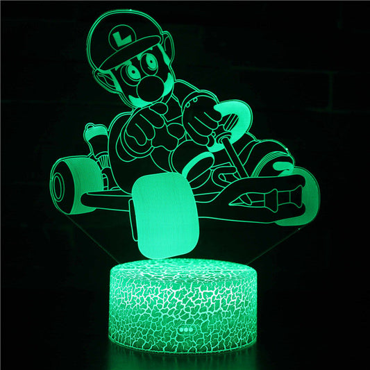 Vivolux | Luigi Super Mario 3D Optical Illusion Lampe