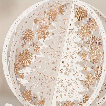 Vivolux | 3D Pop-up Weihnachtskarte mit magischer Baumdarstellung – Perfekt für Weihnachtswünsche und festliche Dekoration