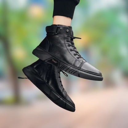 Stilvolle Warme Herrenstiefel Für Winterkomfort