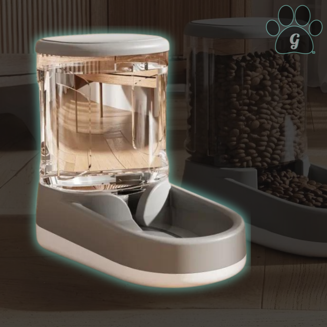 PET 3.8L Automatischer Schwerkraft-Tierfutterspender oder Wasserspender