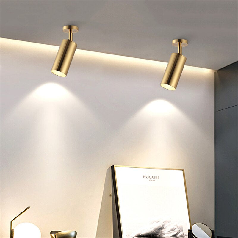 Vivolux | Nordic Messing Gold Spotlight - 5W/10W Led -Lampe