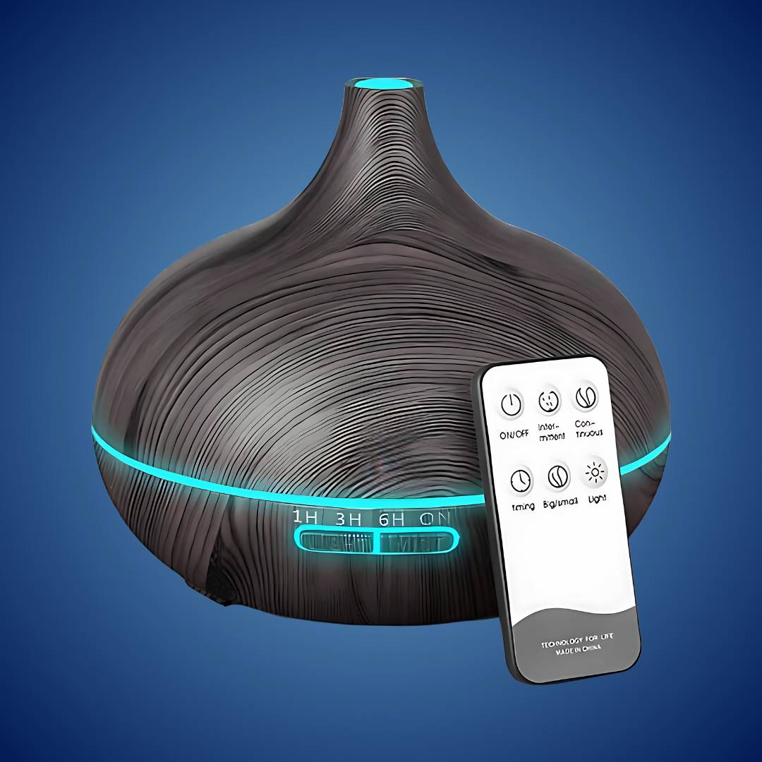 Vivolux | Aroma Diffuser Holzmaserung Luftbefeuchter für Zuhause