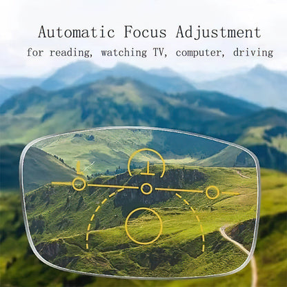 Vivolux | 2024 neue hohe Härte Anti-Blau Licht Saphir Lesebrille Dual Focus Intelligente Lesebrille