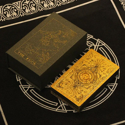 Entdecken Sie die mystische Welt des Tarot Gold Foil Tarot