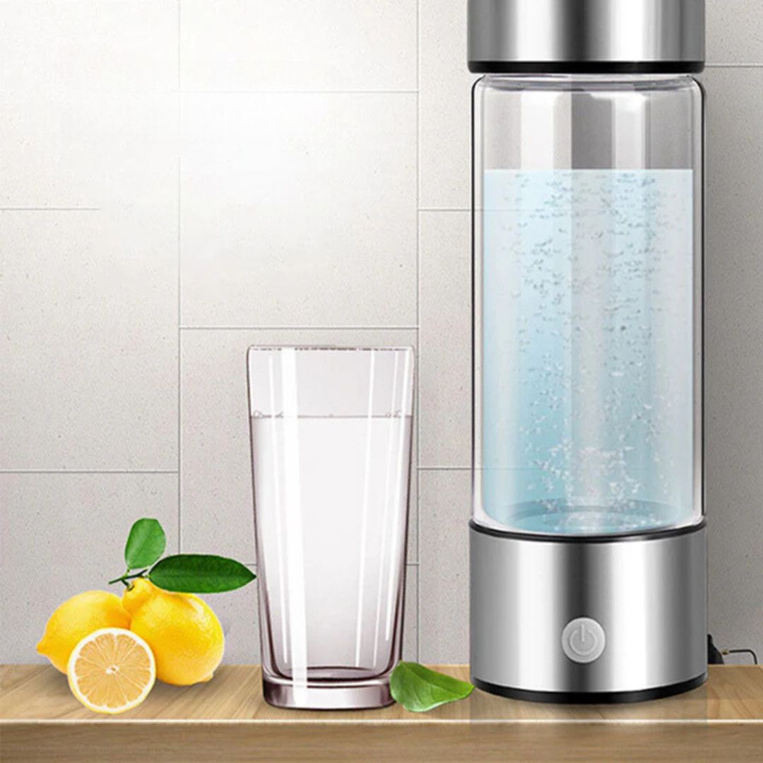 Vivolux | Wiederaufladbare alkalische Wasserflasche - Mit Wasser angereichertes Wasserstoff