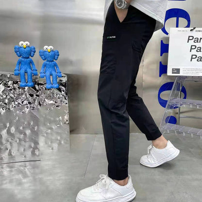 Skinny-Cargohose mit hohem Stretchanteil und mehreren Taschen für Herren