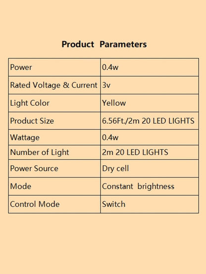 Vivolux | 20 LED 2M Kaninchen Lichterkette - Neuheitsbeleuchtung