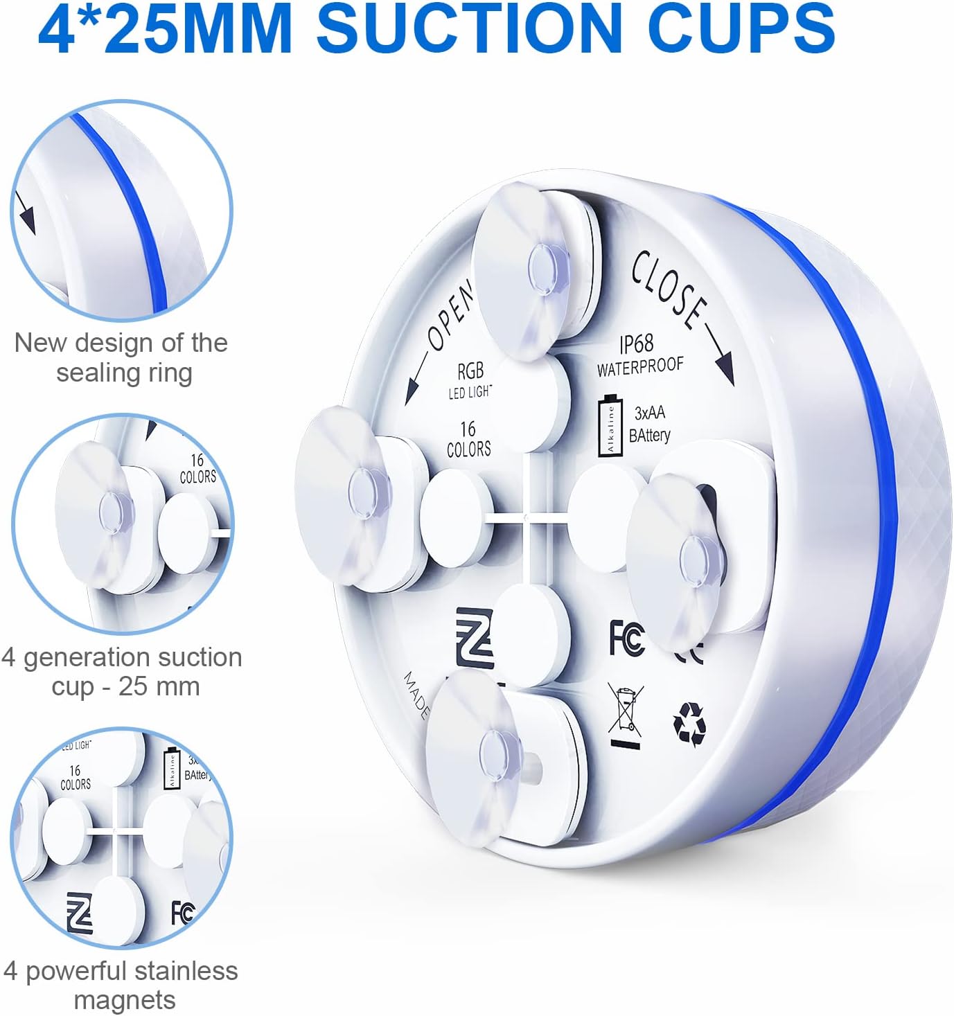 Vivolux | LED-Poolbeleuchtung (4er-Pack)