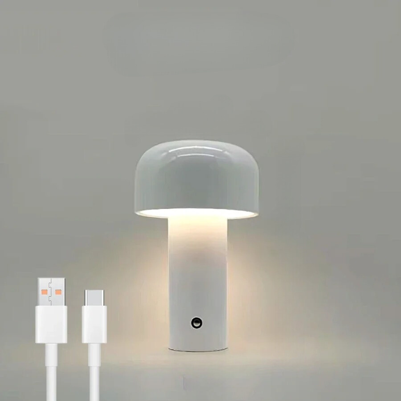 Vivolux | Frendorf - Wiederaufladbare Pilz-LED-Tischlampe für eine gemütliche Atmosphäre