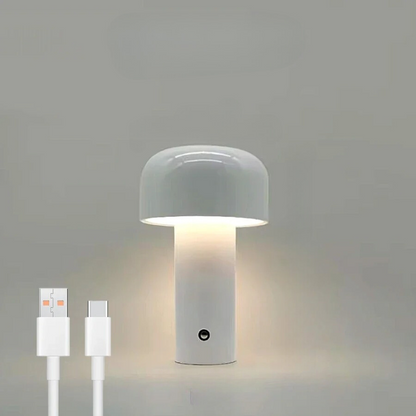 Vivolux | Frendorf - Wiederaufladbare Pilz-LED-Tischlampe für eine gemütliche Atmosphäre