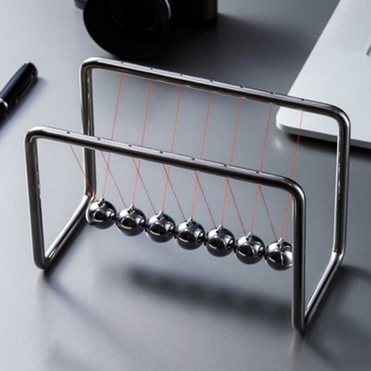 Vivolux | Silbernes Newton Pendel Balance Kugeln Schreibtisch Spielzeug