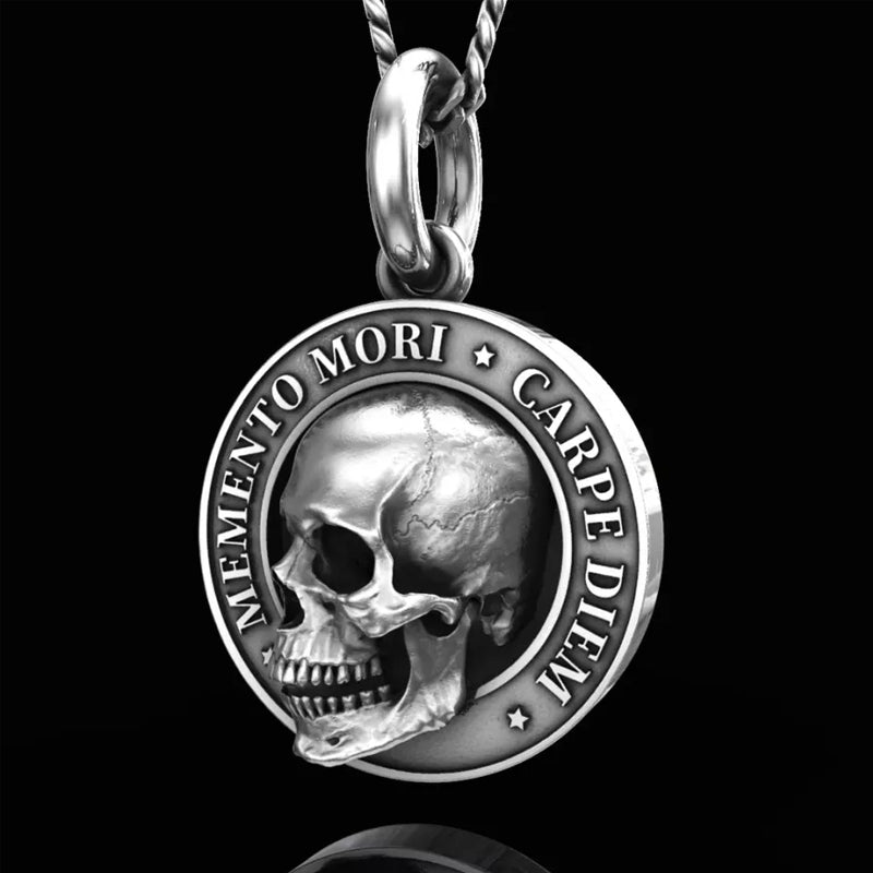 Memento Mori Totenkopf Anhänger