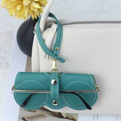 Vivolux | Weiche Leder-Sonnenbrillen-Tasche