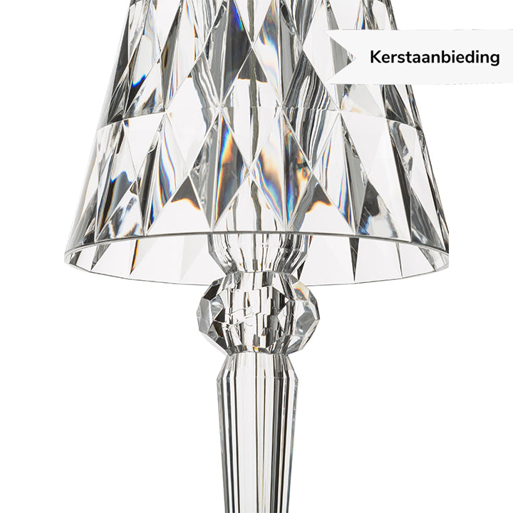 Vivolux | LuxeCrystal Premium LED Tischlampe | Kabellos | Dimmbare Kristallbeleuchtung | Stimmungslicht & Dekoration