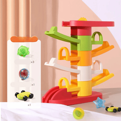 Vivolux | Autos und bunte Bälle zum Stapeln