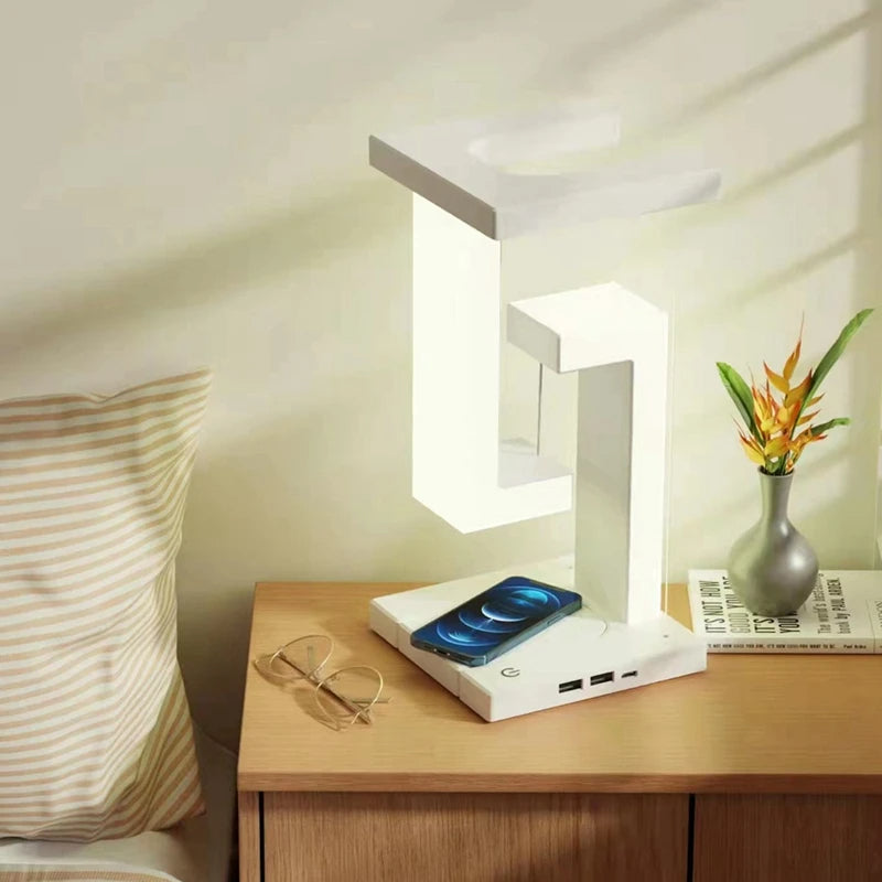 Vivolux | Drahtloses Ladegerät - GlowCharge - Schnellladung - Magische Atmosphäre im Zimmer