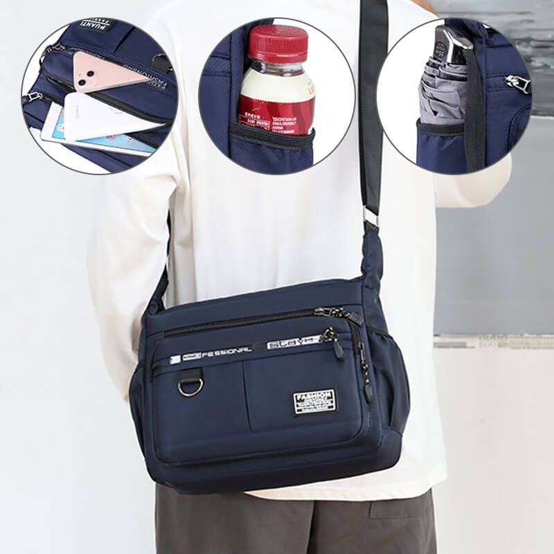 Vivolux | Leichte wasserdichte Umhängetasche mit großem Fassungsvermögen