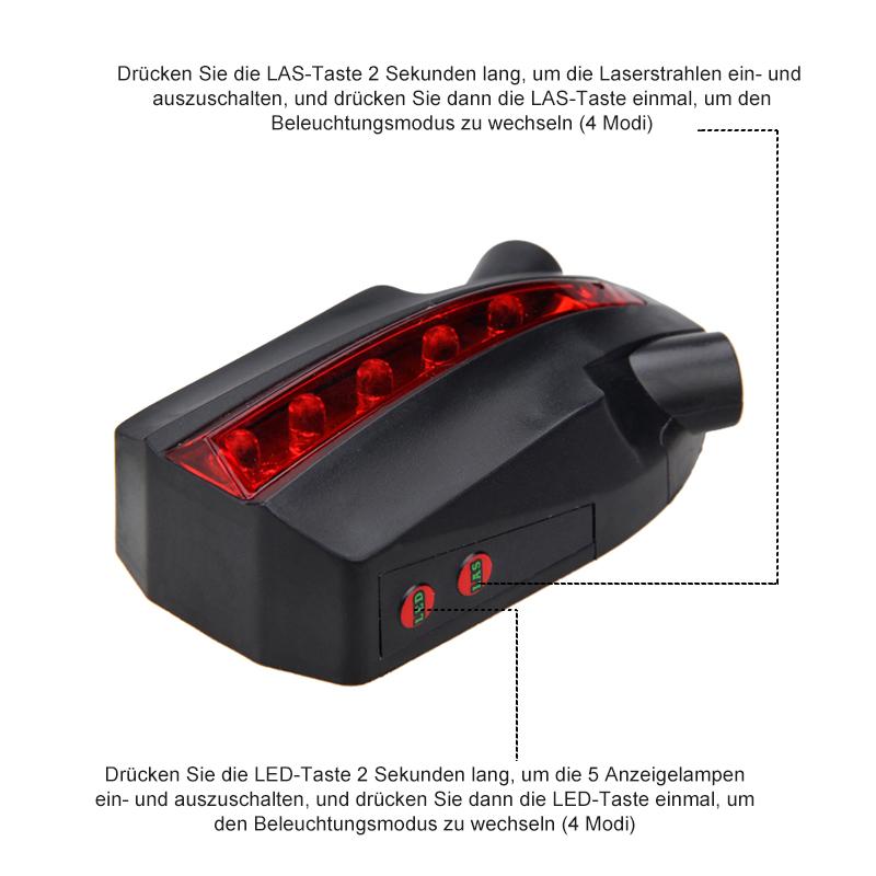 Vivolux | Fahrrad Laser Projektionsrücklicht