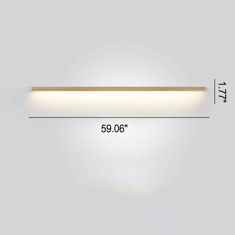 Vivolux | ZenBeam Japanische LED Wandleuchte | Massivholz Design | Moderne Akzentbeleuchtung