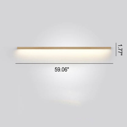 Vivolux | ZenBeam Japanische LED Wandleuchte | Massivholz Design | Moderne Akzentbeleuchtung