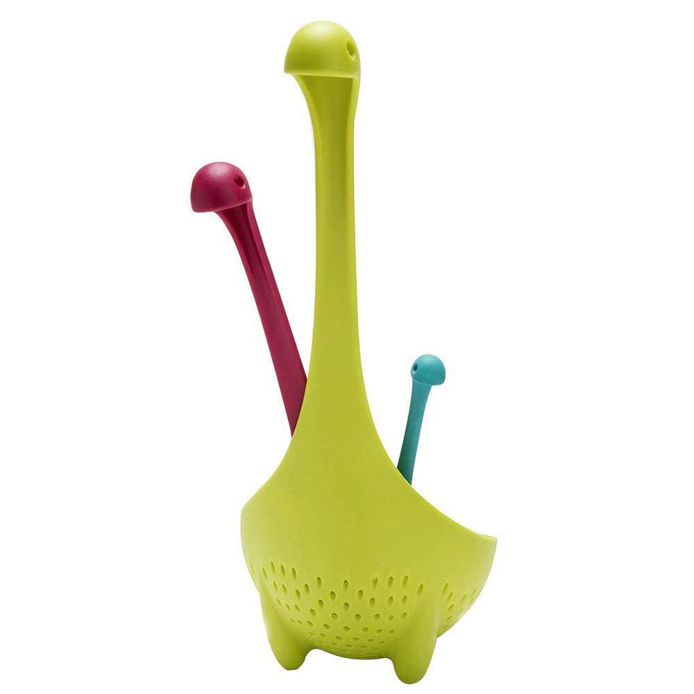 Nettes Loch Nessie Monster Set Sieb, Suppenlöffel, Teesieb
