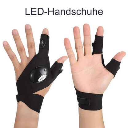 Handschuhe mit wasserdichter Beleuchtung