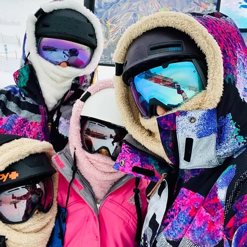 Vivolux | Skimaske mit Sherpa-Kapuze