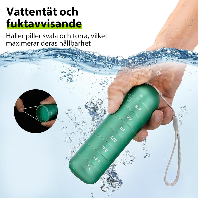 Vivolux | 7-Tage tragbare Pillendose für Reisen