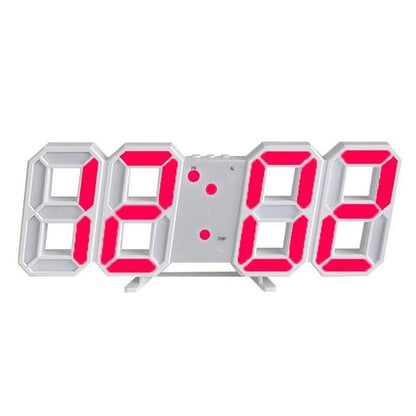 LumiSync 3D LED Wanduhr – Moderne Digitale Uhr mit Dimmbarer Beleuchtung