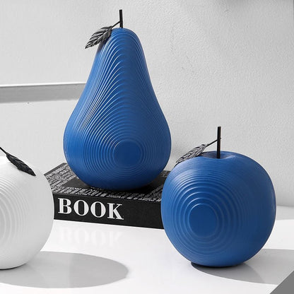 Vivolux | Textur Obst Apfel & Birne Skulptur