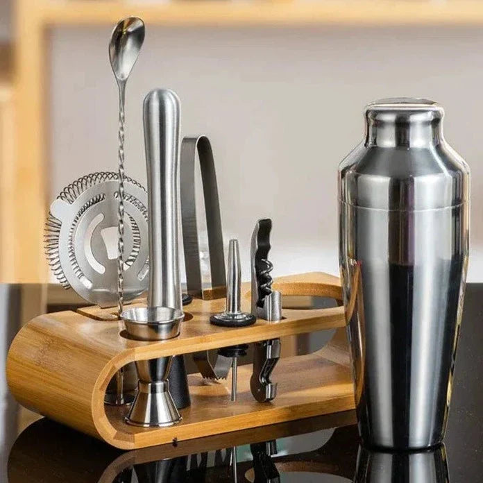 Vivolux | MixArt Metallisches Bar-Set | Elegantes Cocktail- und Barkeeper-Set | Perfekte Getränke leicht gemacht