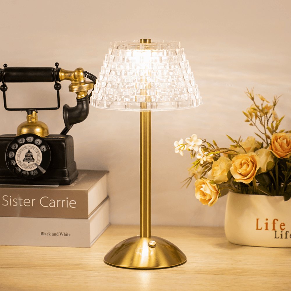 Vivolux | AuraGlow Tischlampe - Wiederaufladbare LED-Lampe mit Dimmfunktion