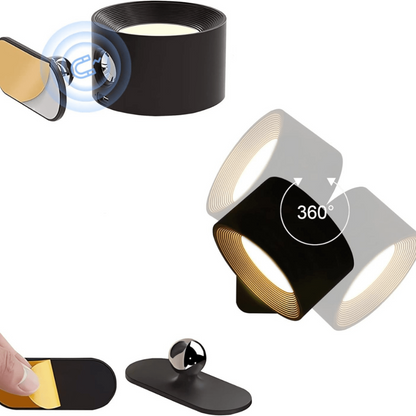 Vivolux | FlexiLamp – Kabellose wiederaufladbare 360° Wandleuchte