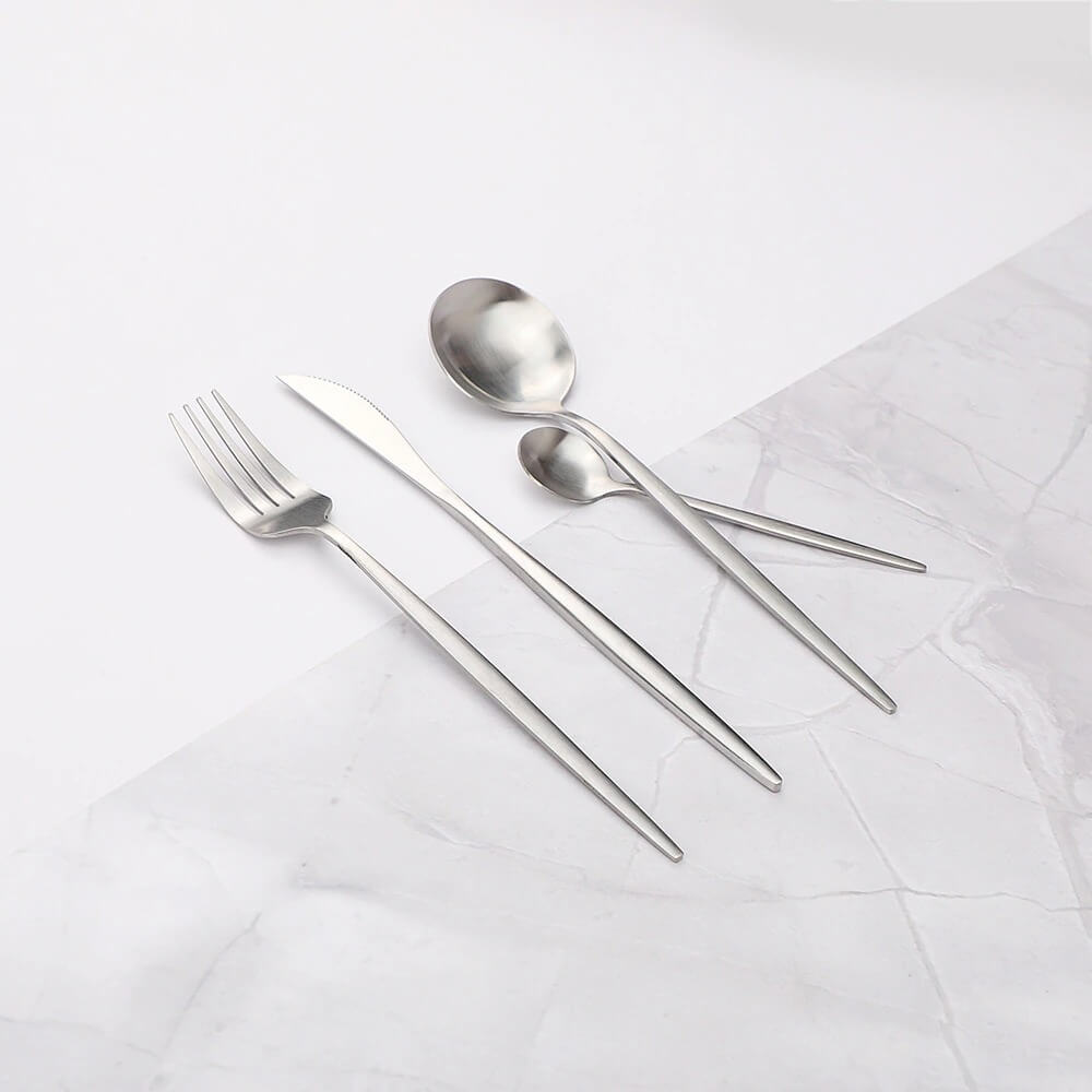 Vivolux | Modernes Silberbesteck Utensilienset