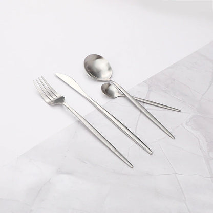 Vivolux | Modernes Silberbesteck Utensilienset
