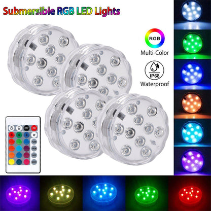 Vivolux | 4-Teilig: Unterwasser RGB LED Lichter