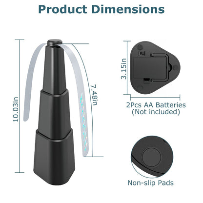 Vivolux | 4-Teilig: Fliegenabwehr Ventilator Tisch Batteriebetriebene Insektenabwehr