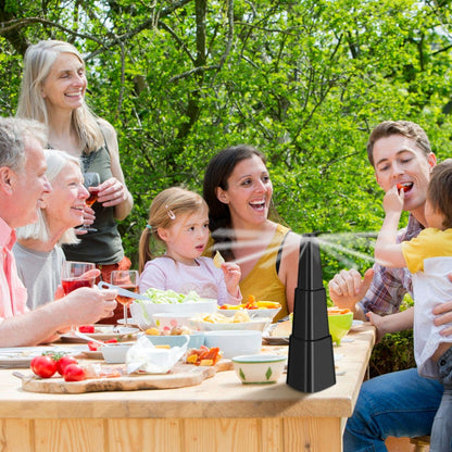 Vivolux | 4-Teilig: Fliegenabwehr Ventilator Tisch Batteriebetriebene Insektenabwehr