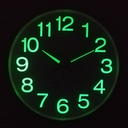 Vivolux | Leuchtende Klassenzimmer Stille Wanduhr 30 cm