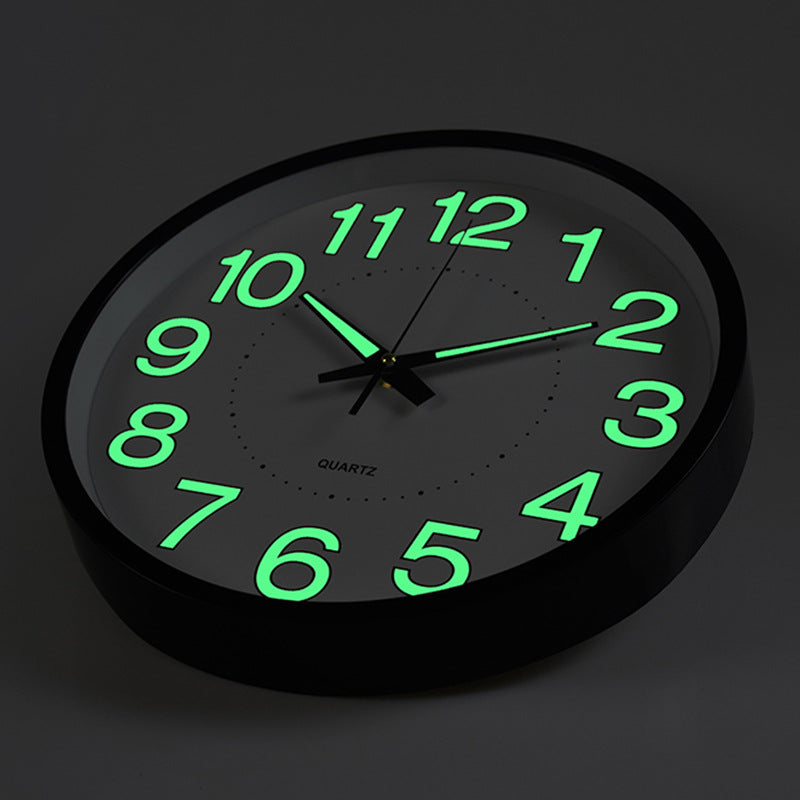 Vivolux | Leuchtende Klassenzimmer Stille Wanduhr 30 cm