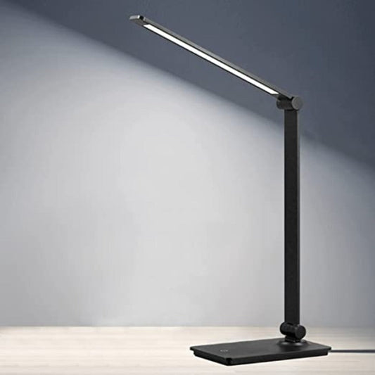Vivolux | LED-Schreibtischlampe, Touch-Control-Schreibtischlampe mit 3 Helligkeitsstufen, dimmbare Büronlampe mit verstellbarem Arm, faltbare Tischlampe für Tisch Schlafzimmer Nachttisch Büro