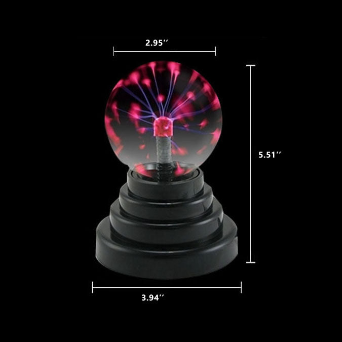Vivolux | Magische elektrostatistische Ionenkugel Licht Blitze Ball Nachtlicht Ambientelampe