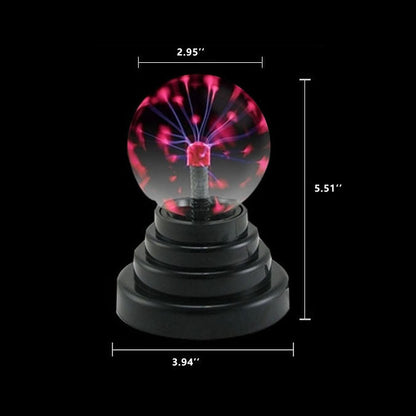 Vivolux | Magische elektrostatistische Ionenkugel Licht Blitze Ball Nachtlicht Ambientelampe