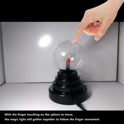 Vivolux | Magische elektrostatistische Ionenkugel Licht Blitze Ball Nachtlicht Ambientelampe