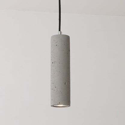 Vivolux | StoneCast Industrielle Zylinder-Pendelleuchte aus Beton | 1 Licht | Glatte oder Raue Oberfläche
