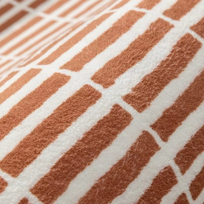 Vivolux | Brauner Retro-Teppich